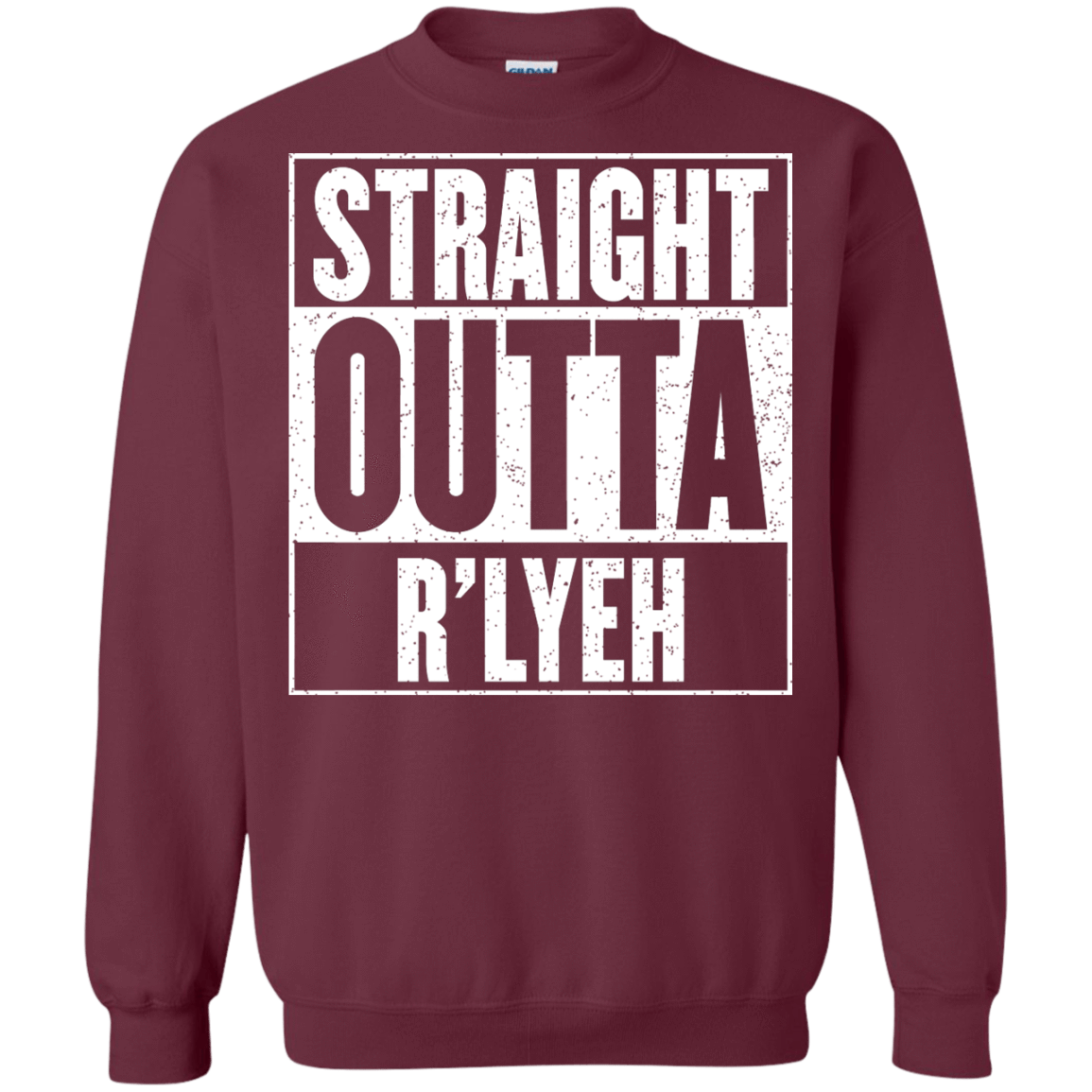 Sweatshirts Maroon / S Straight Outta R'lyeh Crewneck Sweatshirt