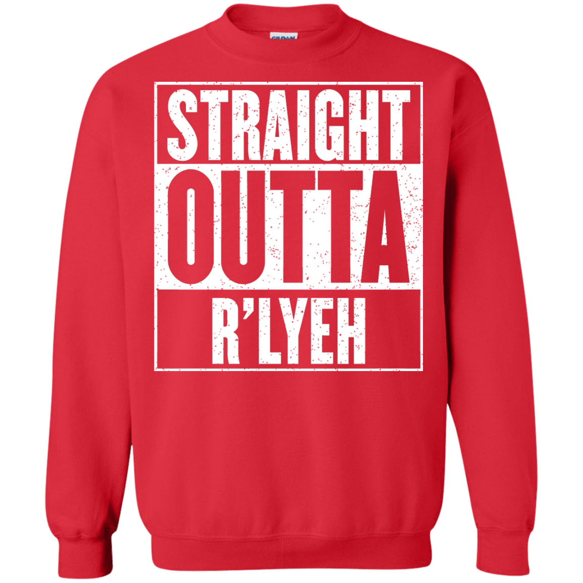 Sweatshirts Red / S Straight Outta R'lyeh Crewneck Sweatshirt