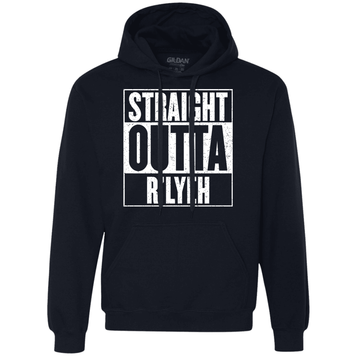Sweatshirts Navy / S Straight Outta R'lyeh Premium Fleece Hoodie
