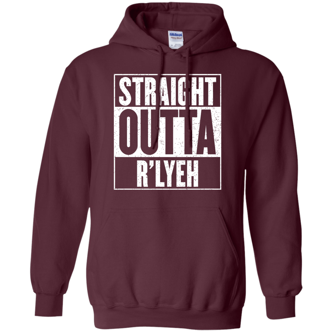 Sweatshirts Maroon / S Straight Outta R'lyeh Pullover Hoodie