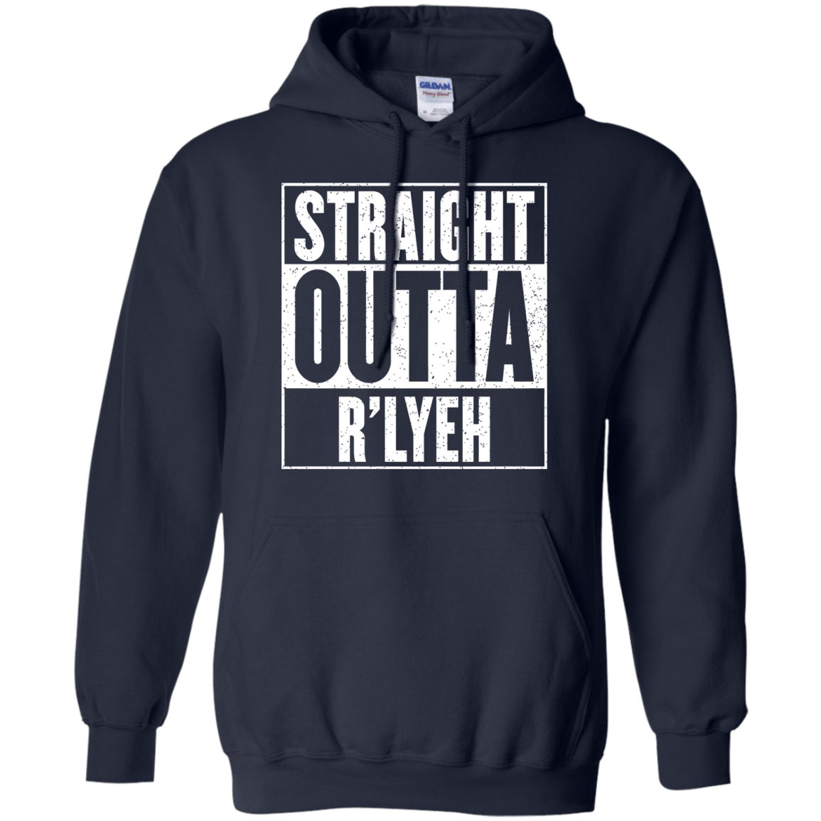 Sweatshirts Navy / S Straight Outta R'lyeh Pullover Hoodie