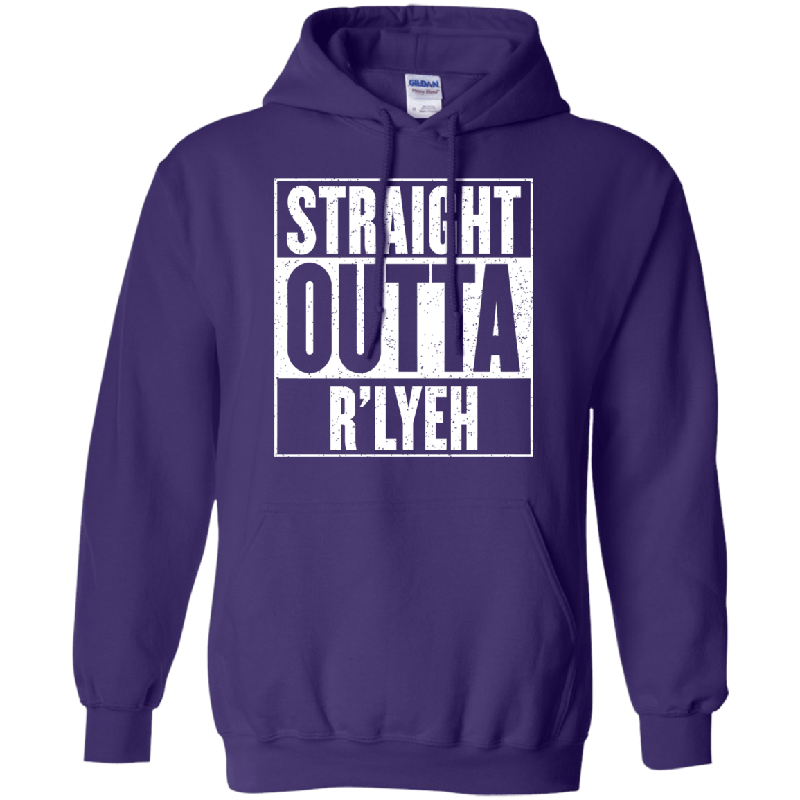 Sweatshirts Purple / S Straight Outta R'lyeh Pullover Hoodie