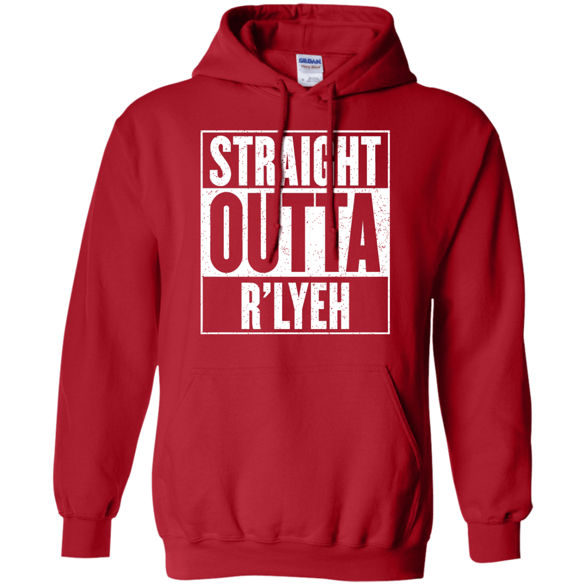 Sweatshirts Red / S Straight Outta R'lyeh Pullover Hoodie