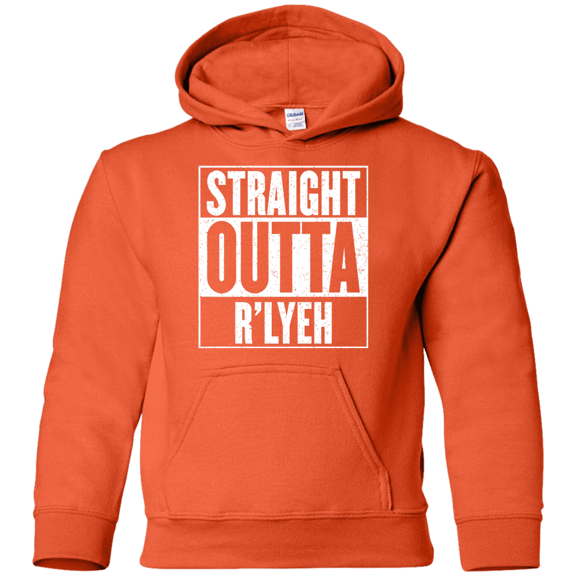 Sweatshirts Orange / YS Straight Outta R'lyeh Youth Hoodie