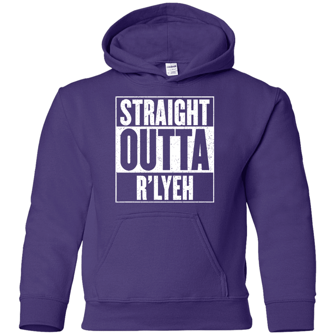 Sweatshirts Purple / YS Straight Outta R'lyeh Youth Hoodie