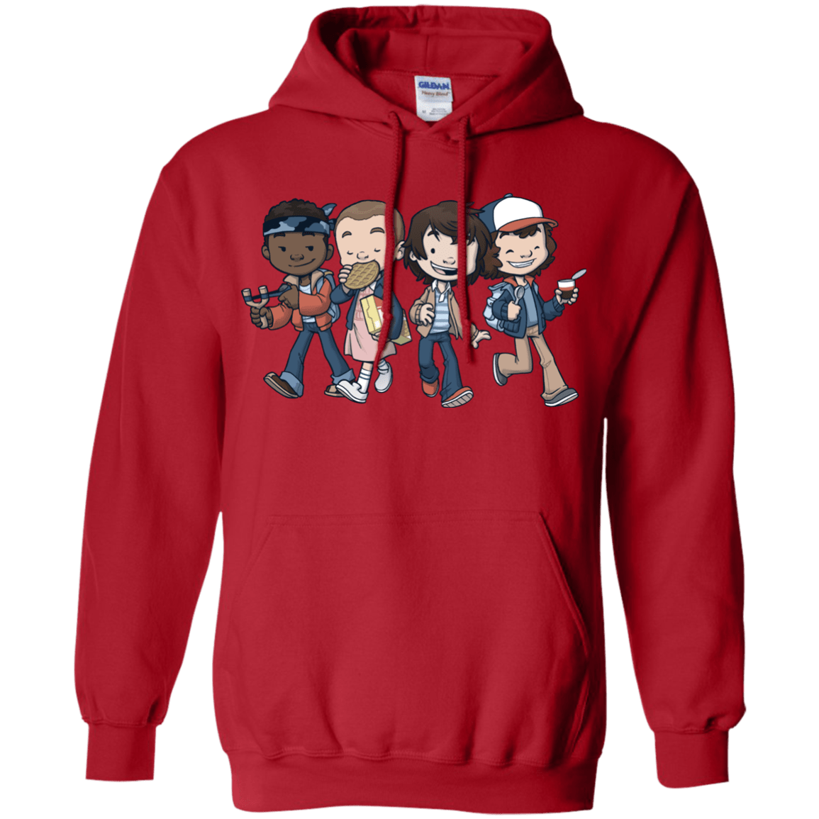 Sweatshirts Red / Small Strange BFF Pullover Hoodie