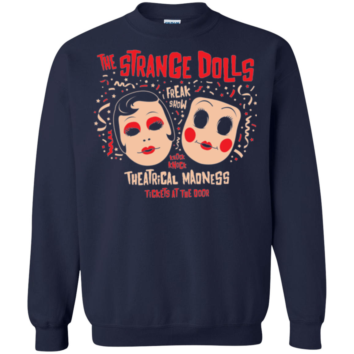 Sweatshirts Navy / Small STRANGE DOLLS Crewneck Sweatshirt