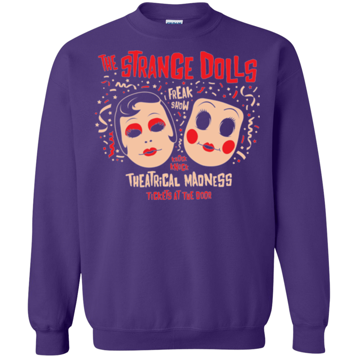 Sweatshirts Purple / Small STRANGE DOLLS Crewneck Sweatshirt