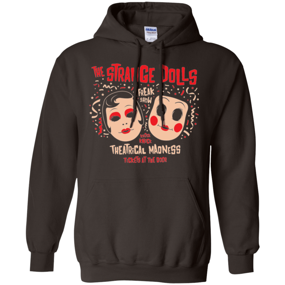 Sweatshirts Dark Chocolate / Small STRANGE DOLLS Pullover Hoodie
