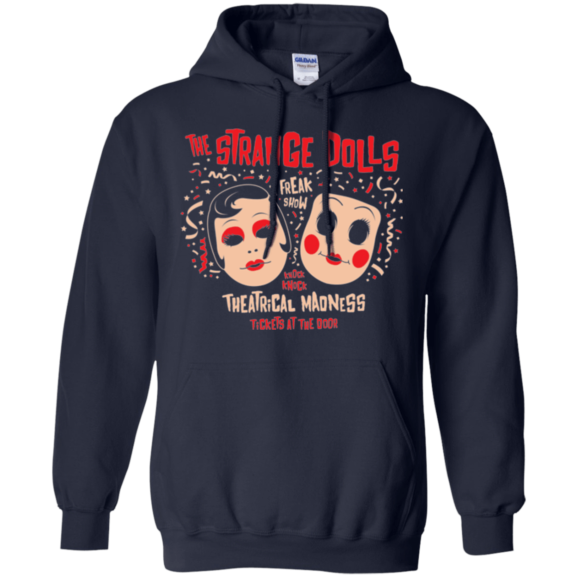 Sweatshirts Navy / Small STRANGE DOLLS Pullover Hoodie