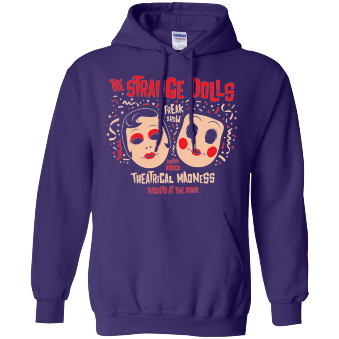 Sweatshirts Purple / Small STRANGE DOLLS Pullover Hoodie