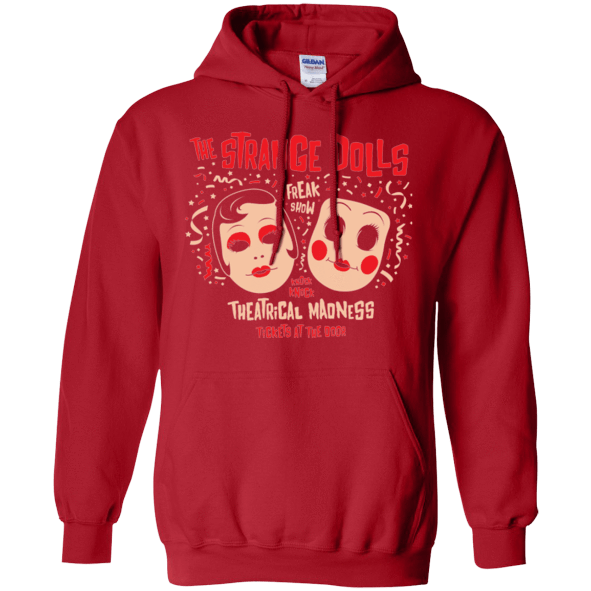 Sweatshirts Red / Small STRANGE DOLLS Pullover Hoodie