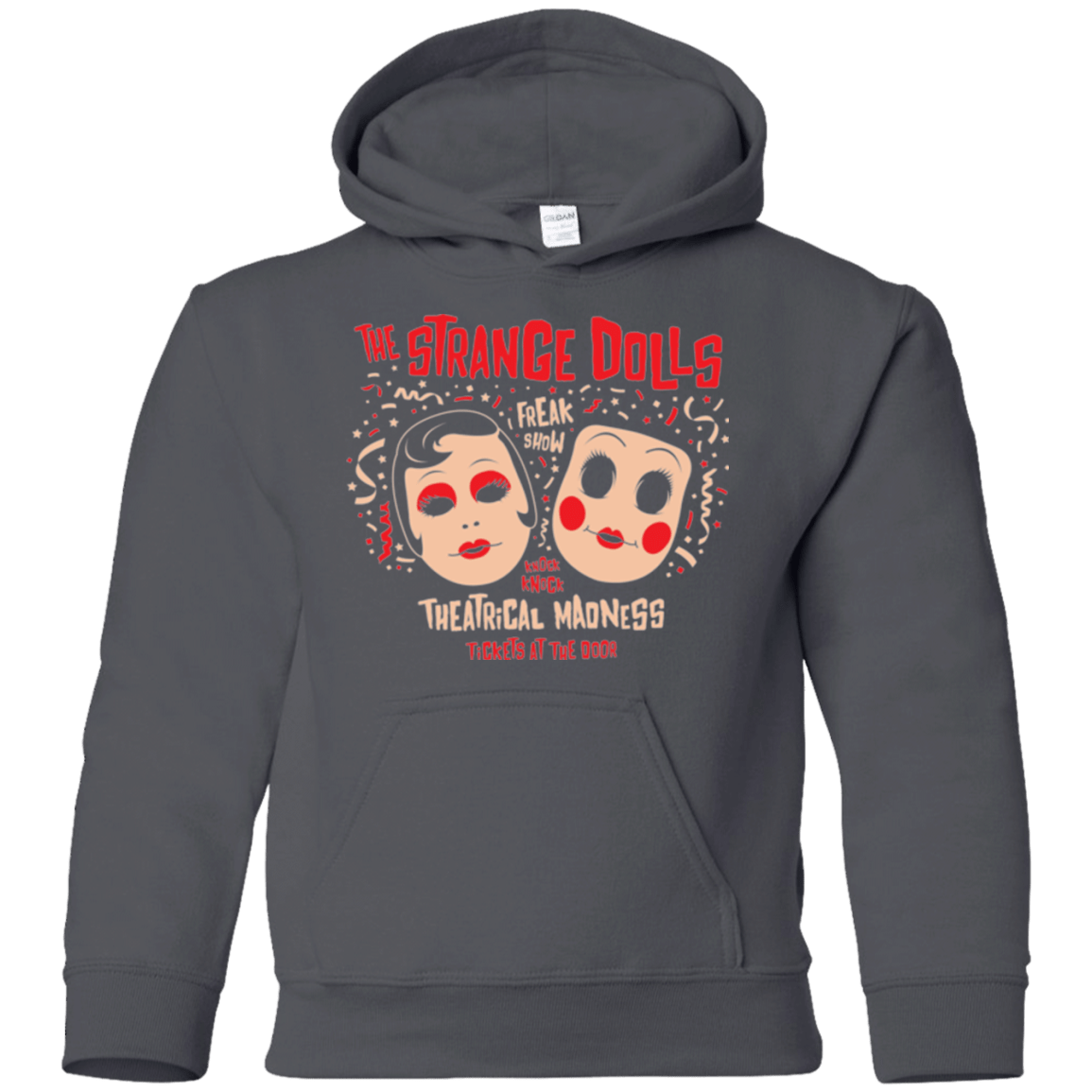 Sweatshirts Charcoal / YS STRANGE DOLLS Youth Hoodie