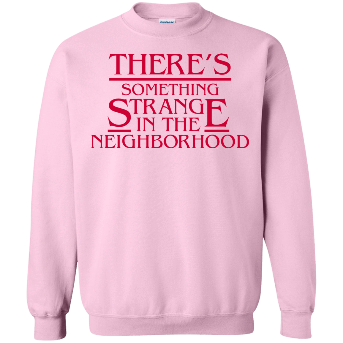 Sweatshirts Light Pink / Small Strange Hawkins Crewneck Sweatshirt