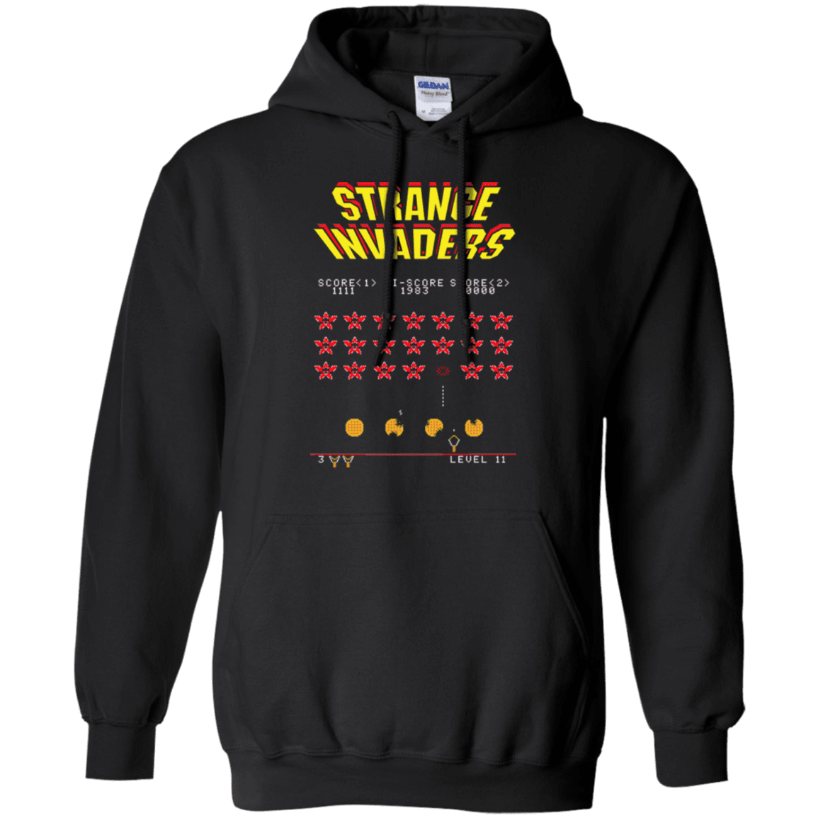 Sweatshirts Black / Small Strange Invaders Pullover Hoodie