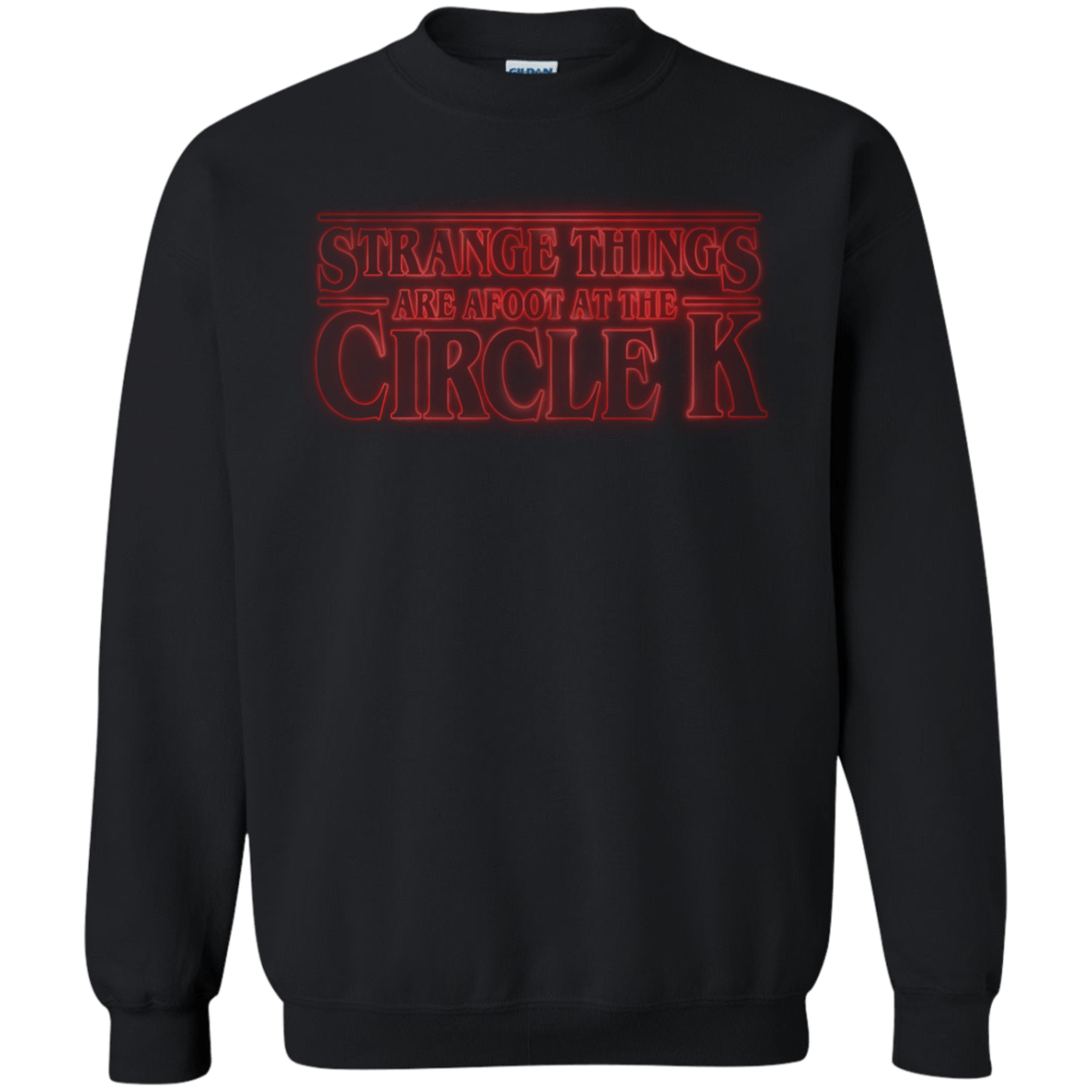Sweatshirts Black / Small Strange Things Circle K Crewneck Sweatshirt