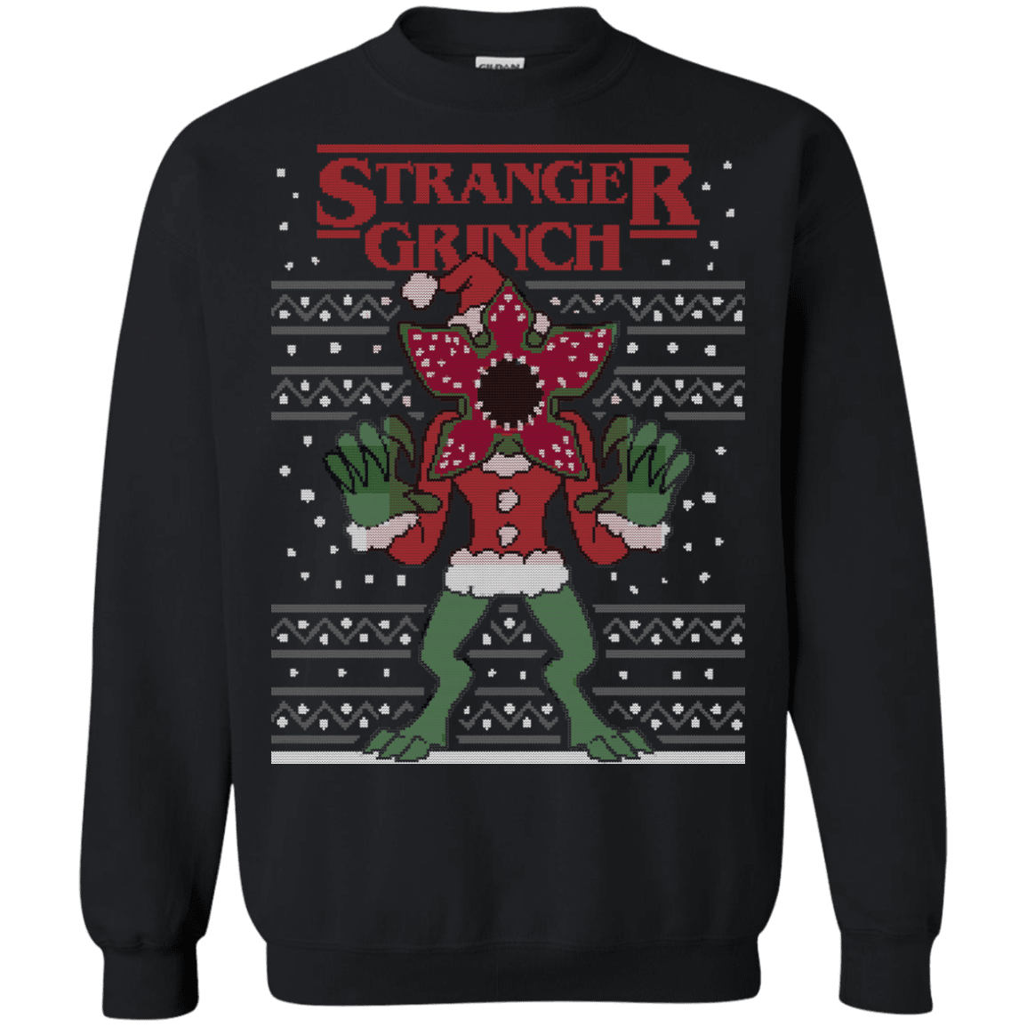Sweatshirts Black / Small Stranger Grinch Crewneck Sweatshirt