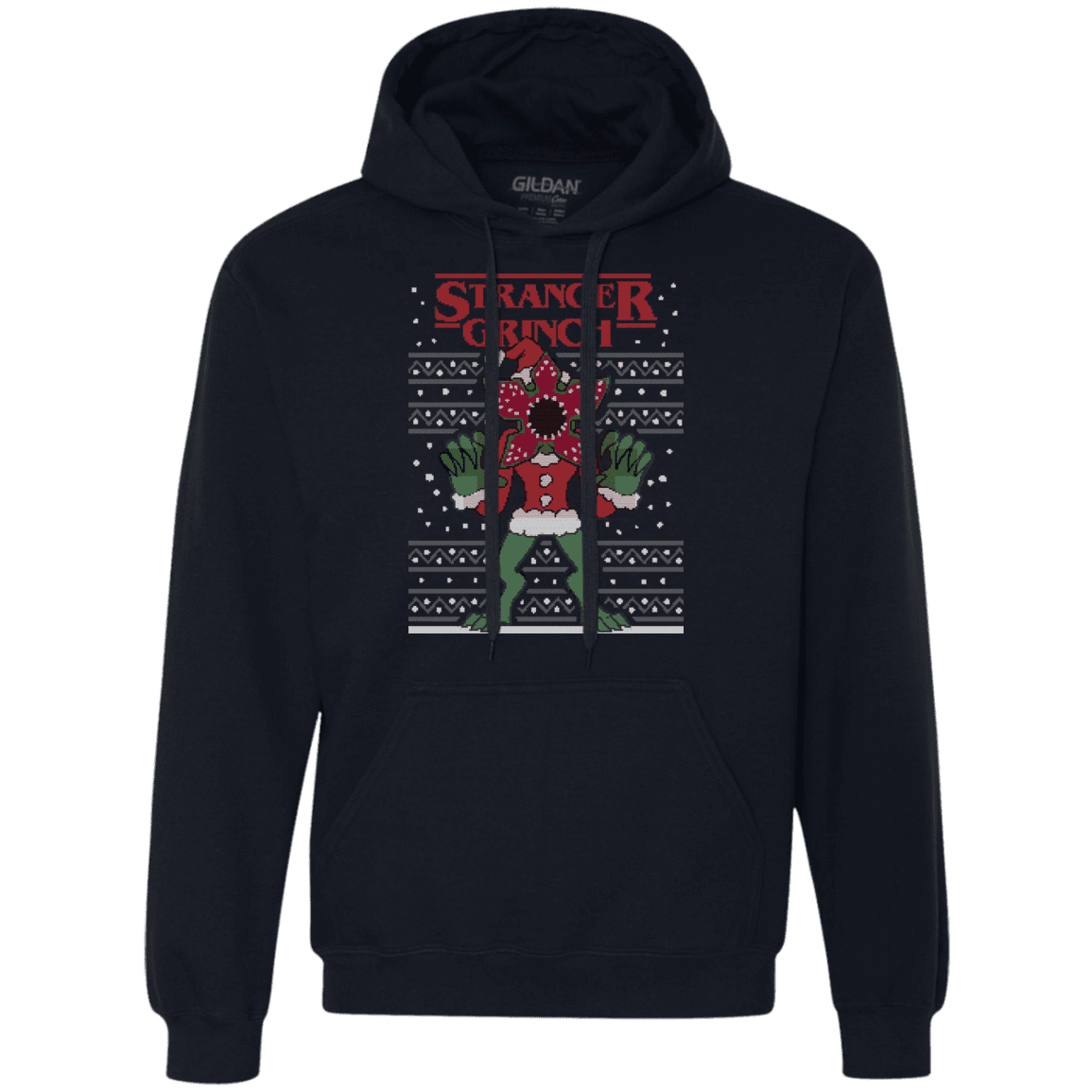 Sweatshirts Navy / Small Stranger Grinch Premium Fleece Hoodie