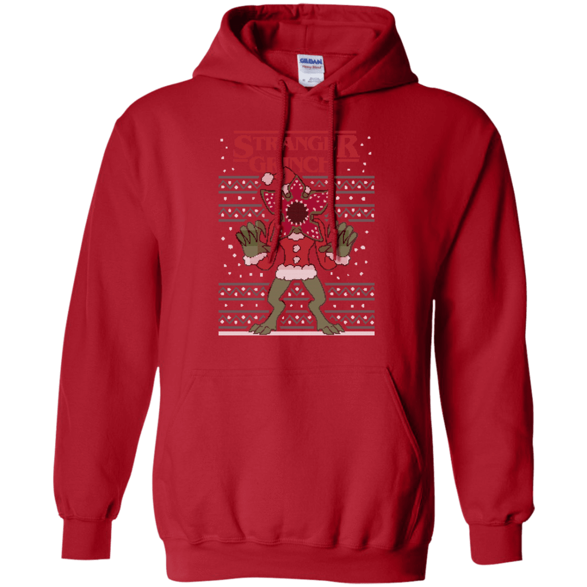 Sweatshirts Red / Small Stranger Grinch Pullover Hoodie