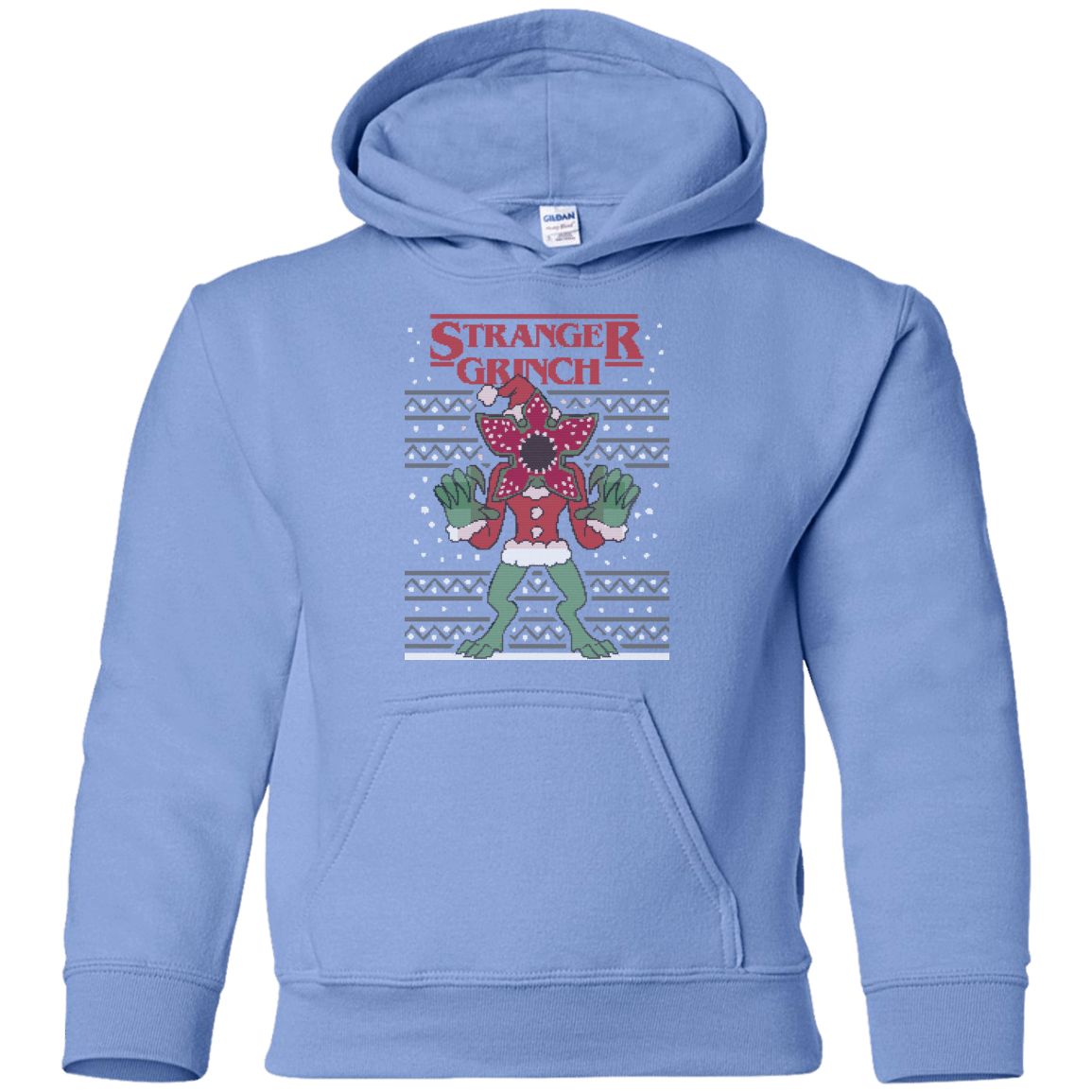 Sweatshirts Carolina Blue / YS Stranger Grinch Youth Hoodie