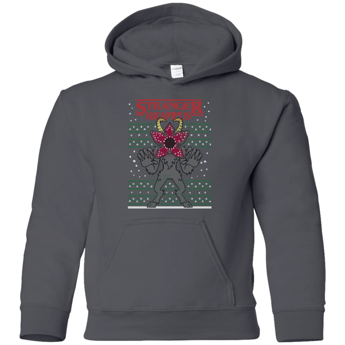 Sweatshirts Charcoal / YS Stranger Krampus Youth Hoodie