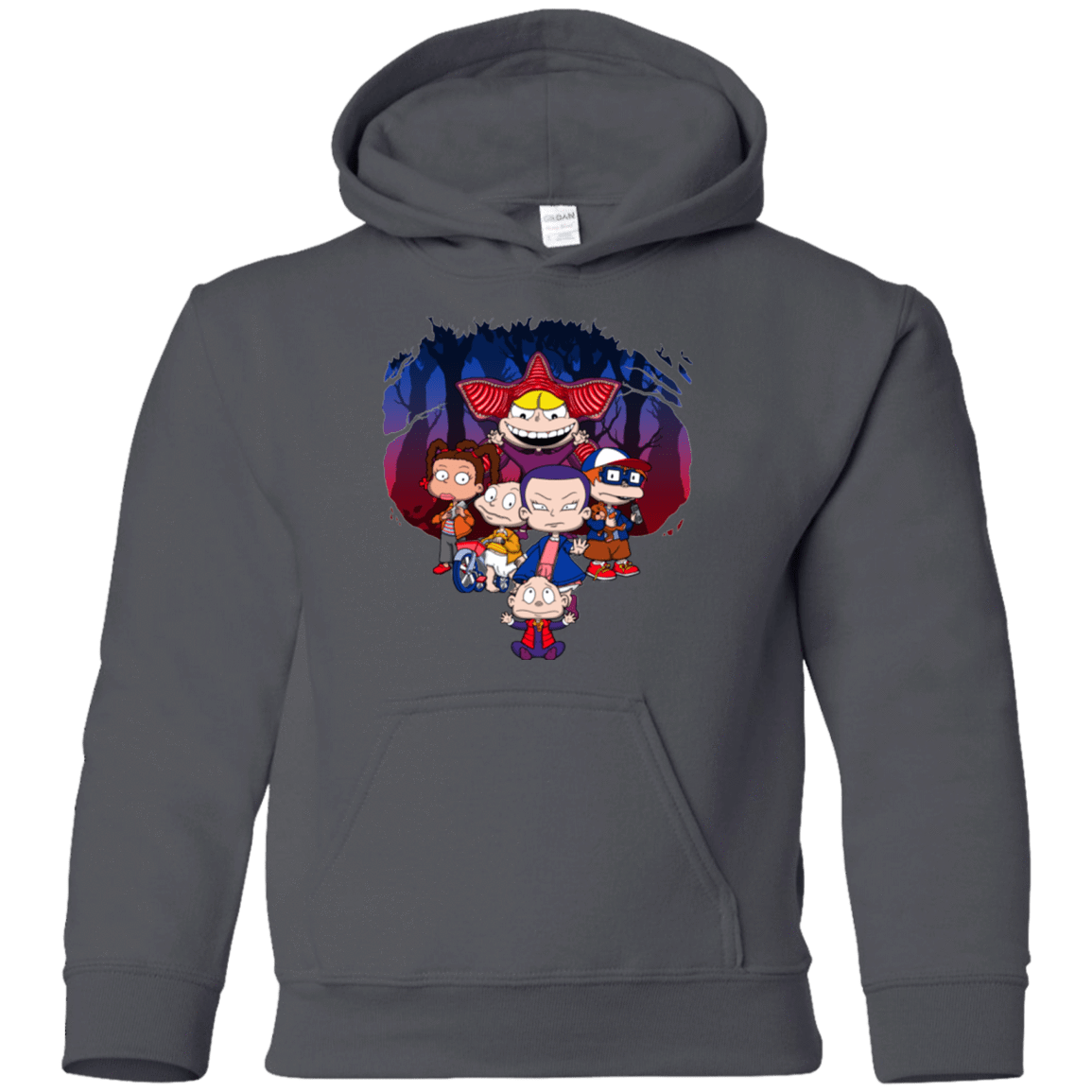 Sweatshirts Charcoal / YS Stranger Rugs Youth Hoodie