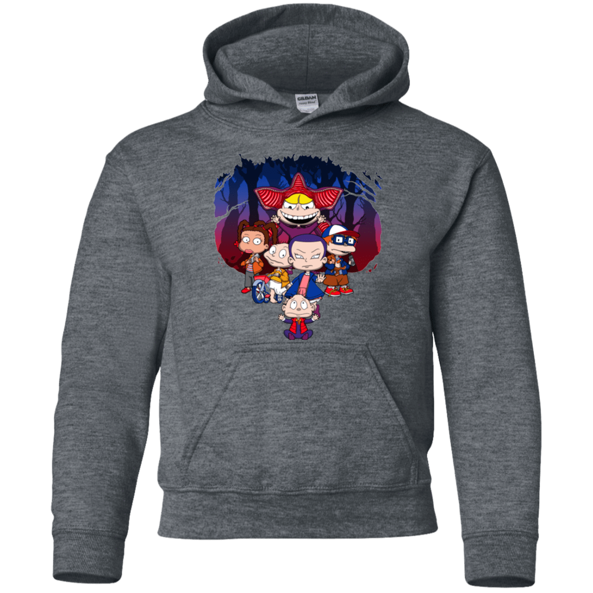 Sweatshirts Dark Heather / YS Stranger Rugs Youth Hoodie