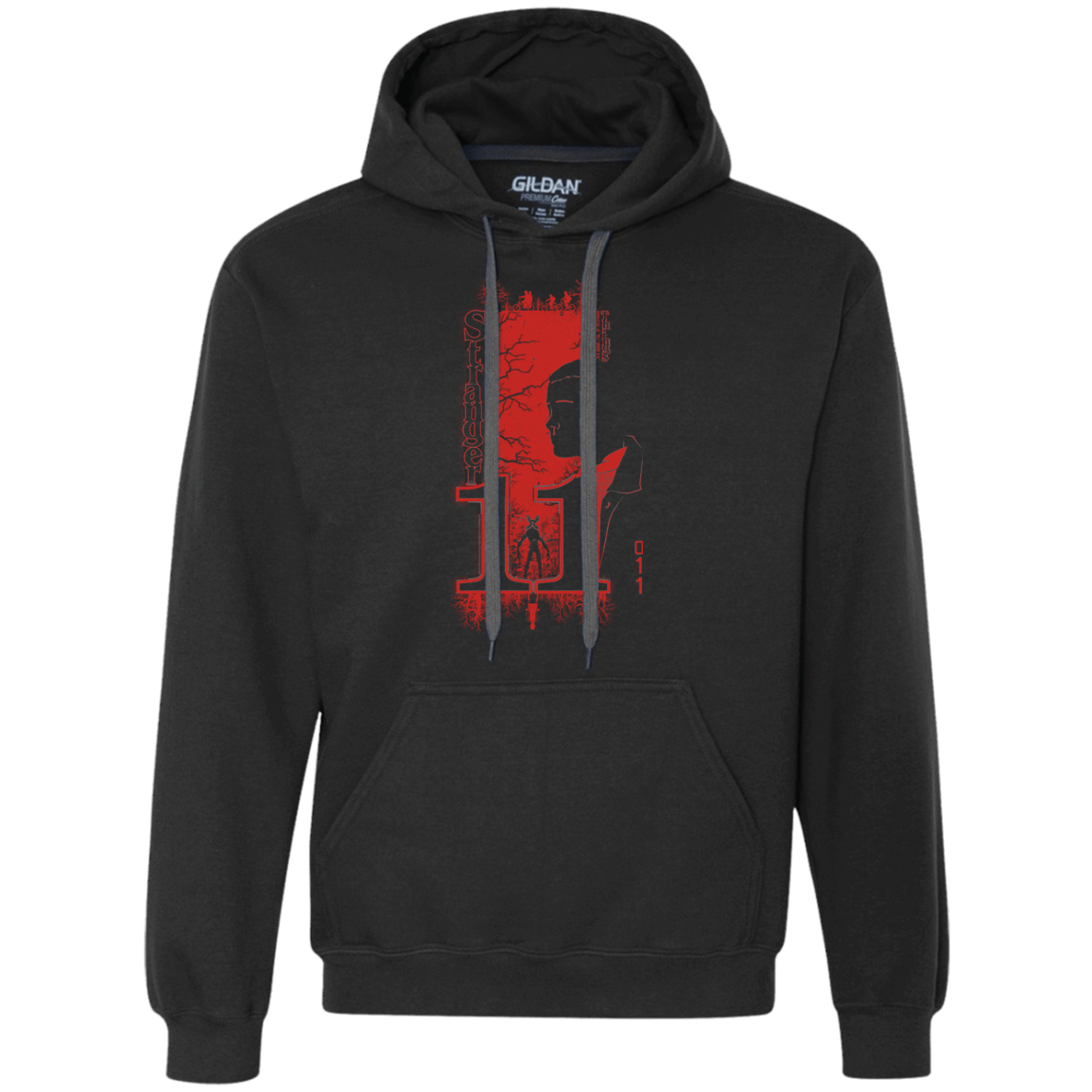 Sweatshirts Black / Small Stranger Things 11 Profile Premium Fleece Hoodie