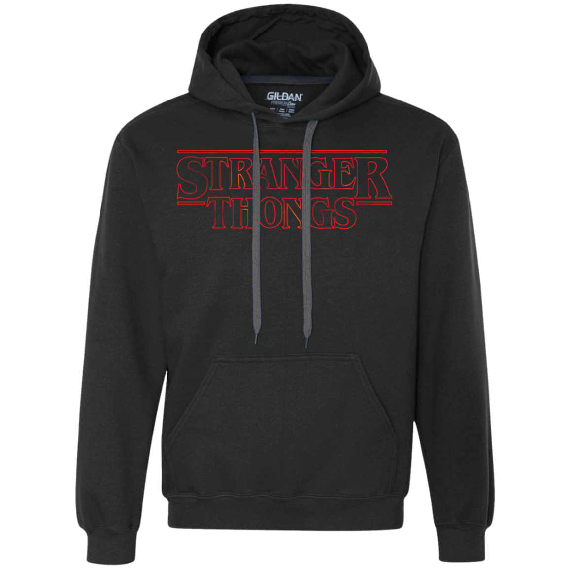 Sweatshirts Black / Small Stranger Thongs Premium Fleece Hoodie