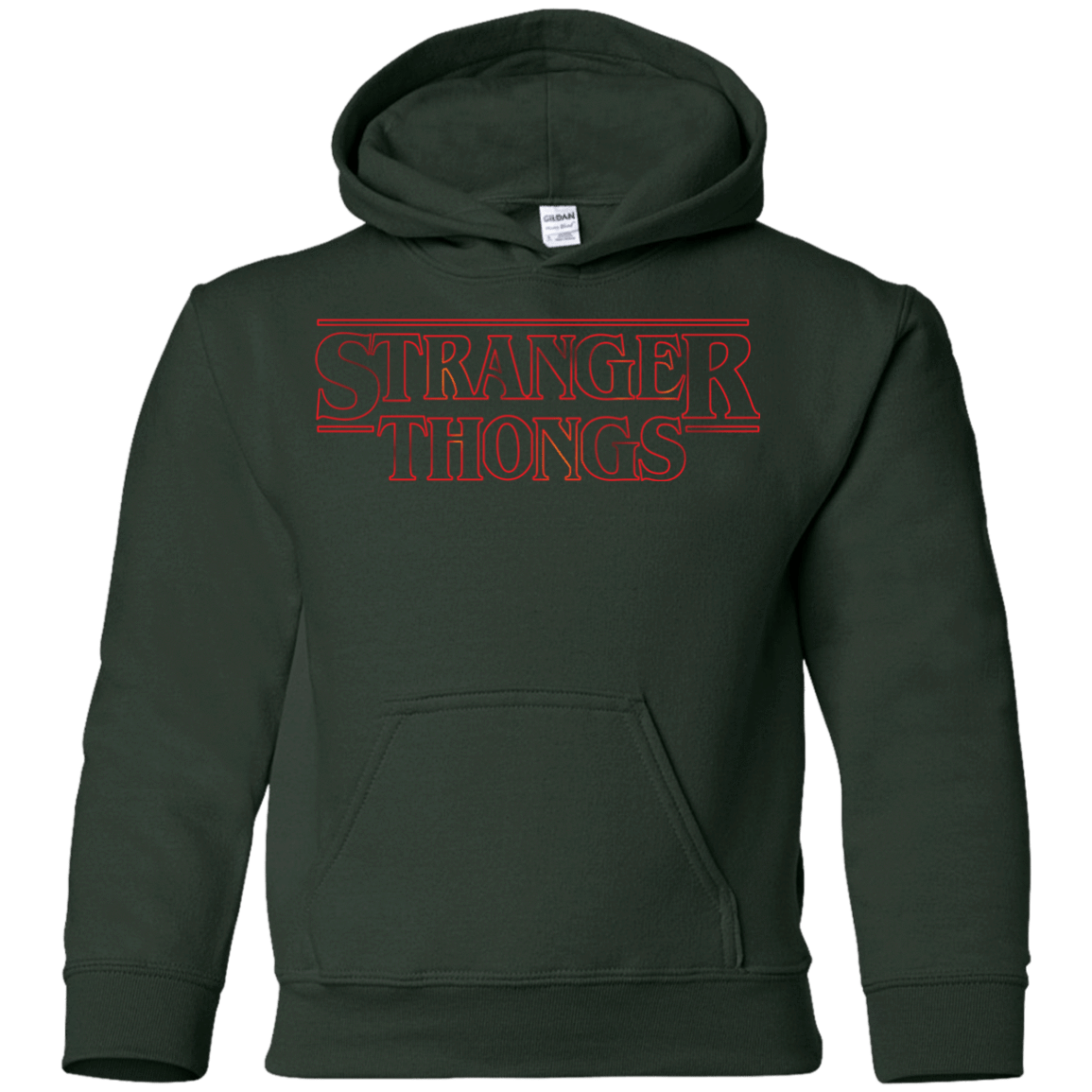Sweatshirts Forest Green / YS Stranger Thongs Youth Hoodie