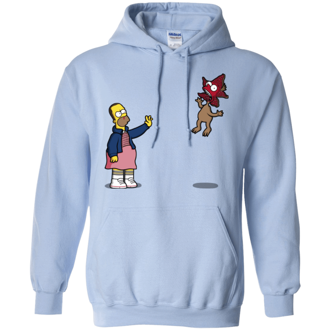 Sweatshirts Light Blue / S Strangling Things Pullover Hoodie