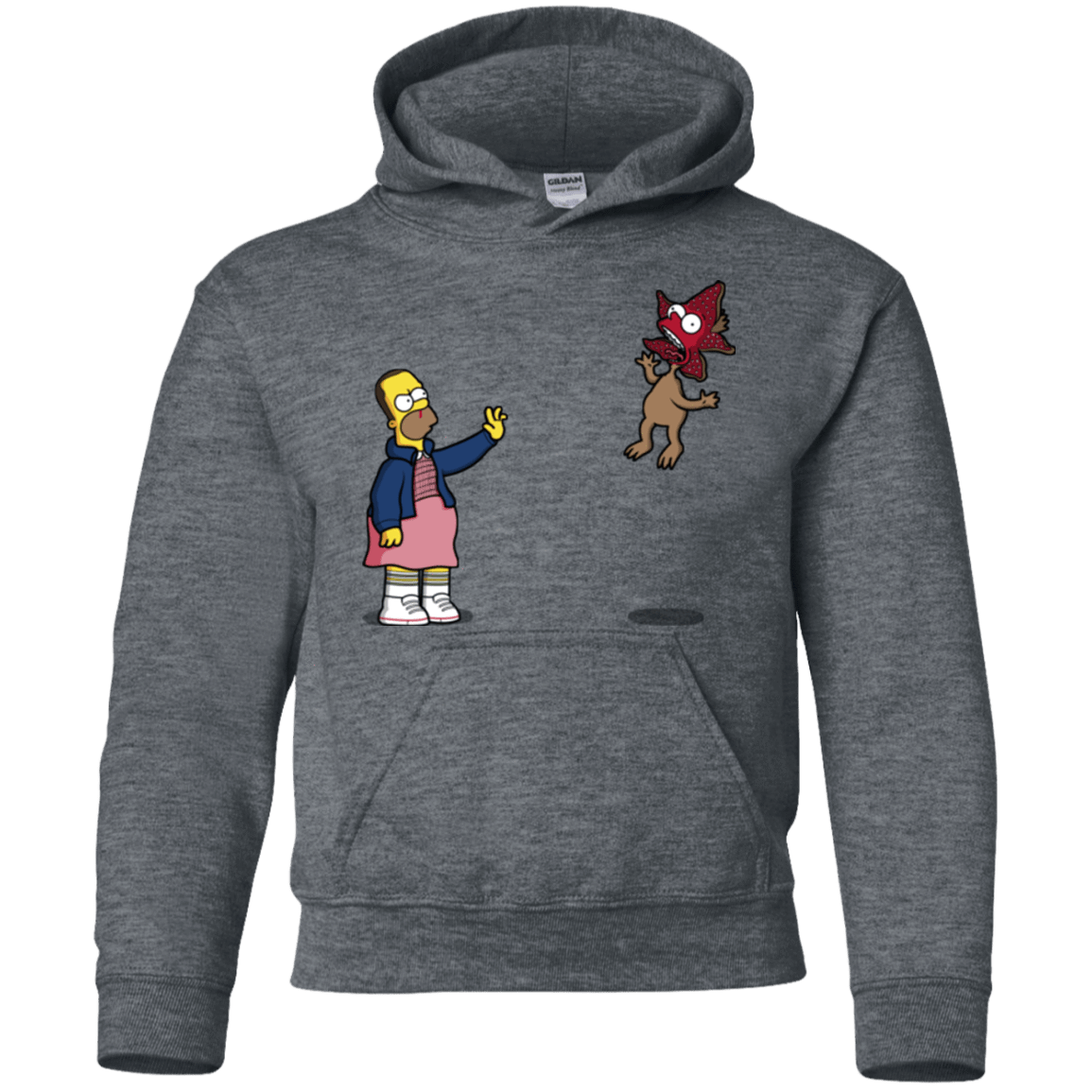Sweatshirts Dark Heather / YS Strangling Things Youth Hoodie