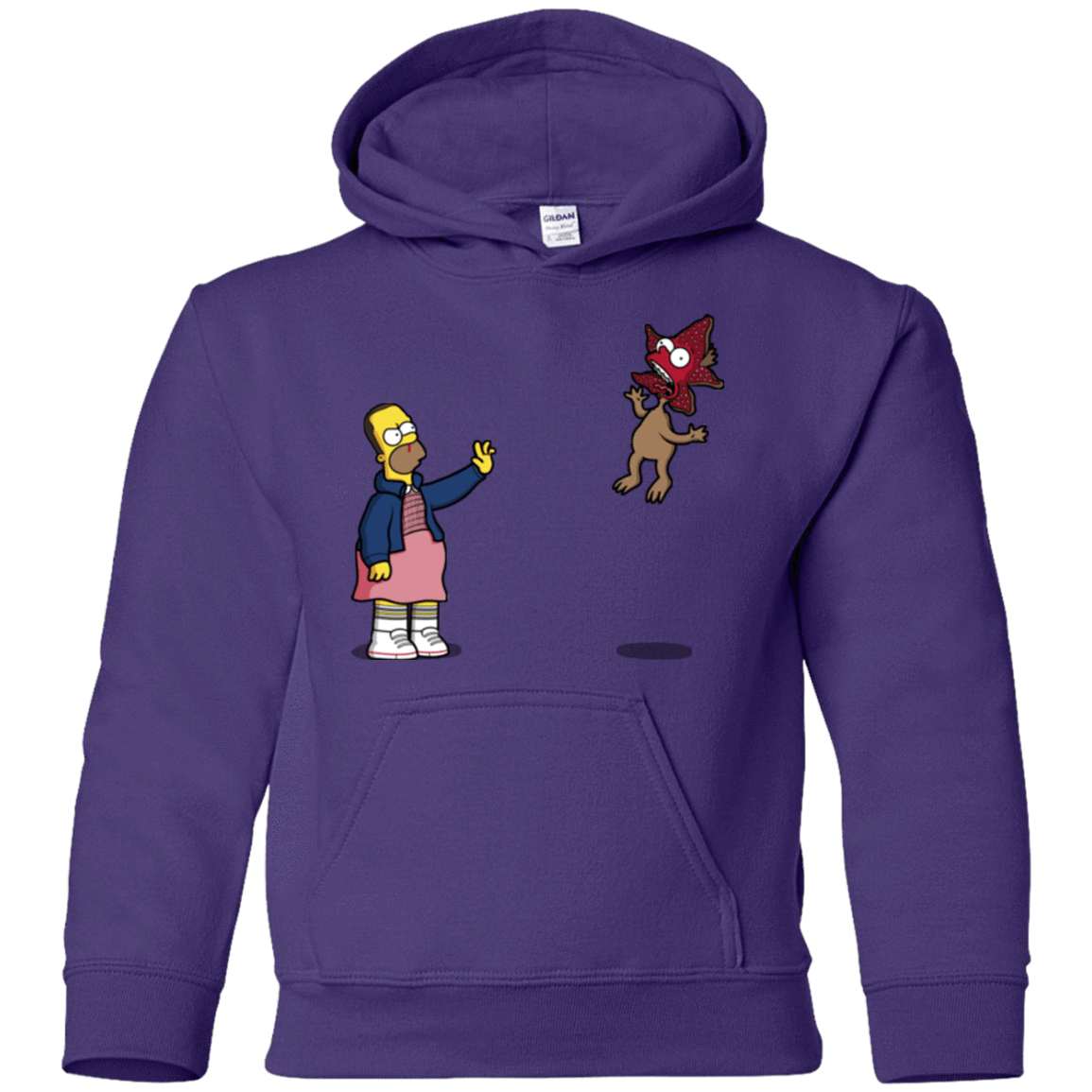 Sweatshirts Purple / YS Strangling Things Youth Hoodie