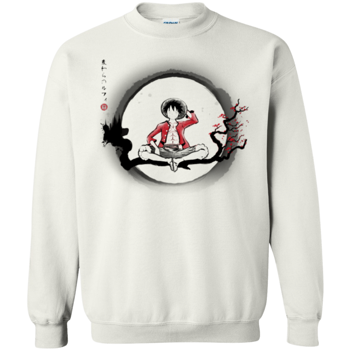 Sweatshirts White / Small Straw Hat Pirate Crewneck Sweatshirt