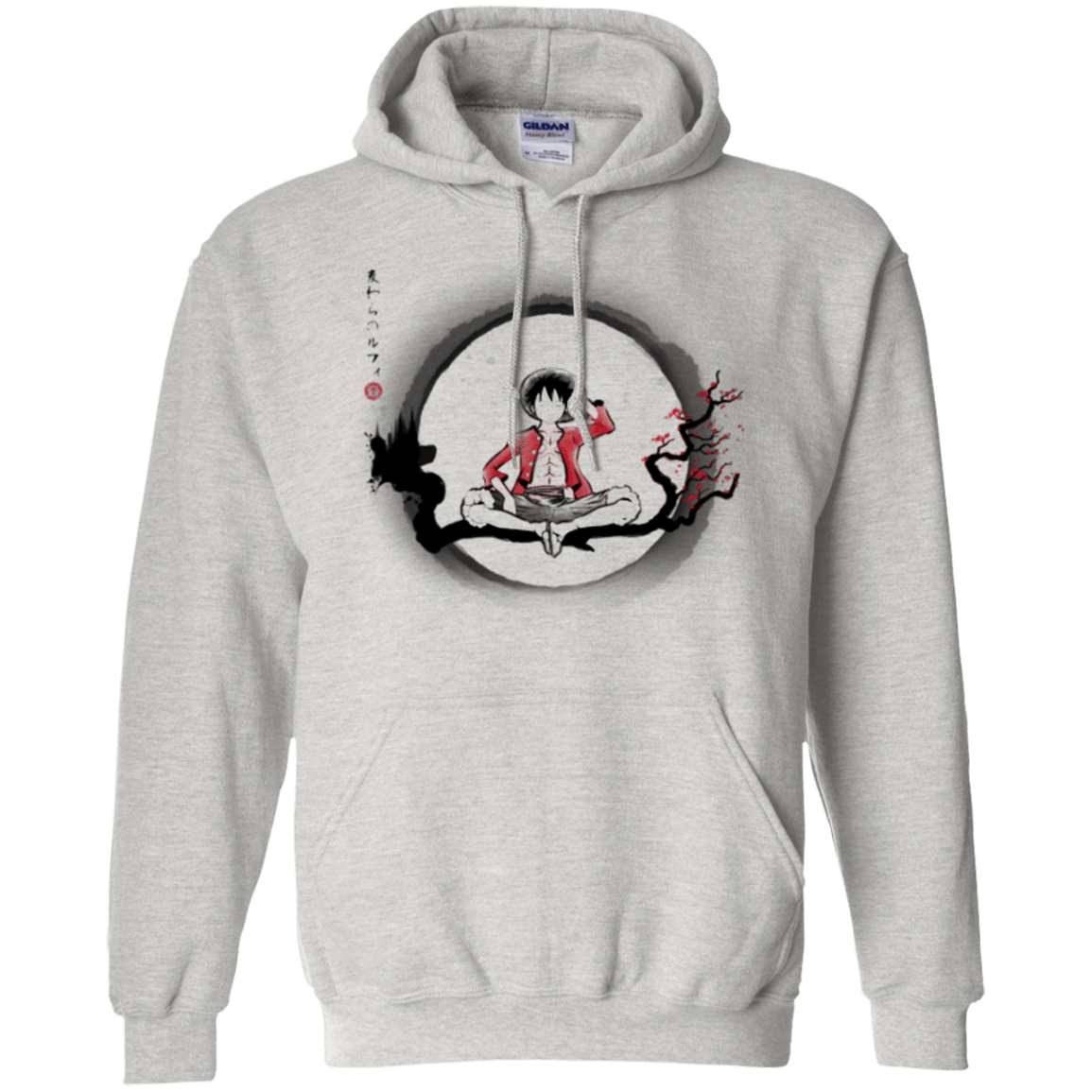 Sweatshirts Ash / Small Straw Hat Pirate Pullover Hoodie