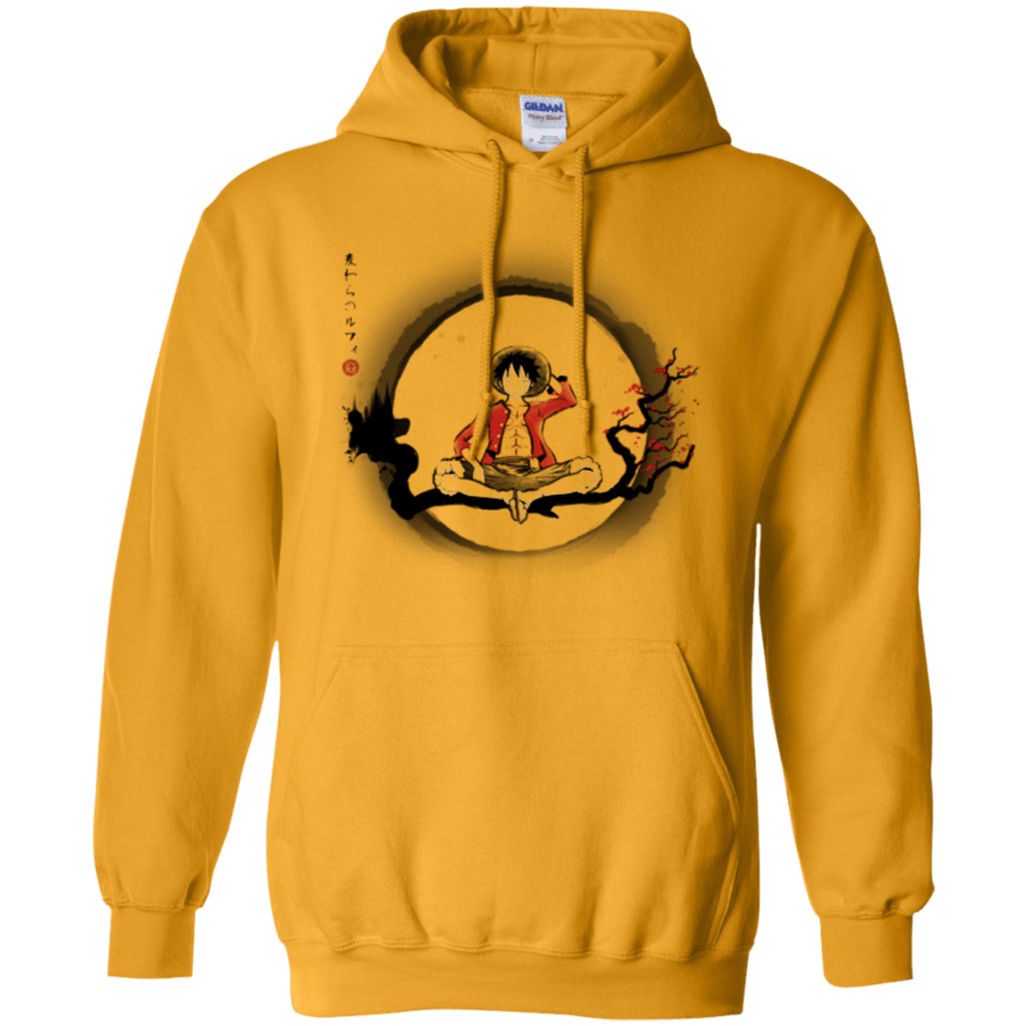 Sweatshirts Gold / Small Straw Hat Pirate Pullover Hoodie