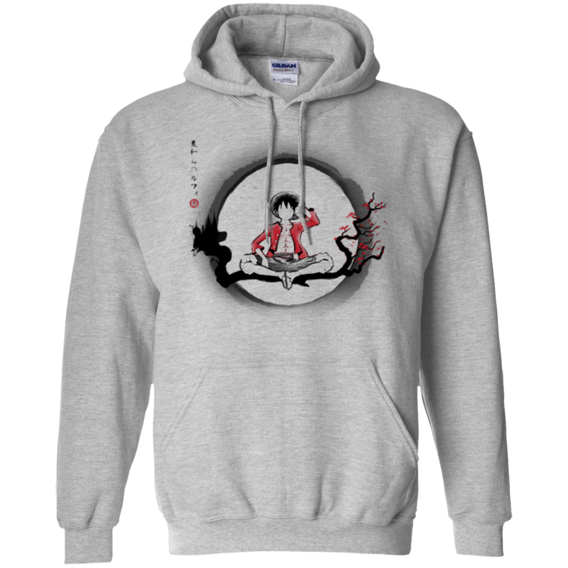 Sweatshirts Sport Grey / Small Straw Hat Pirate Pullover Hoodie