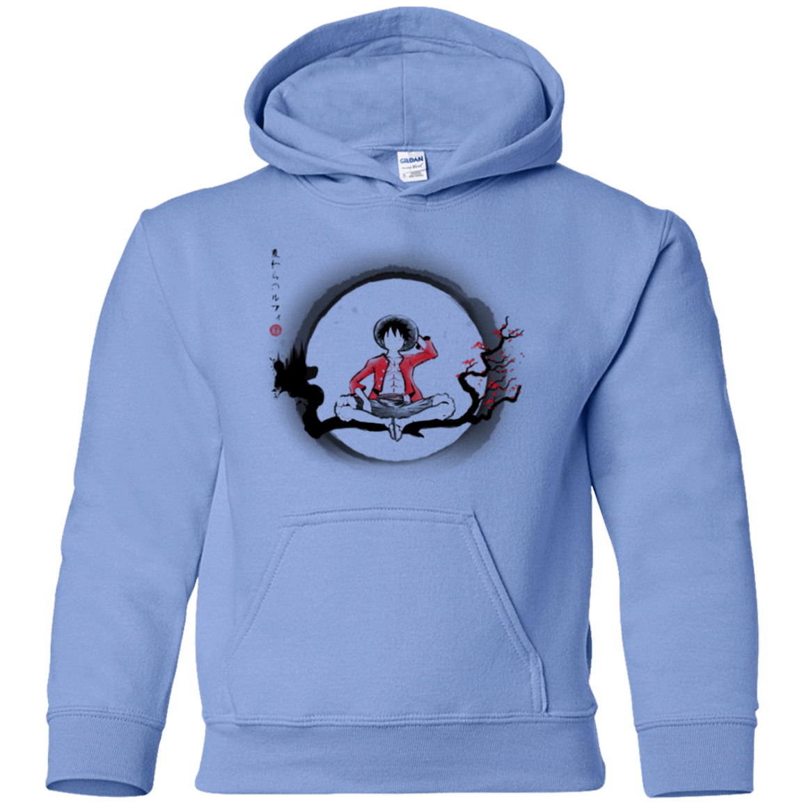 Sweatshirts Carolina Blue / YS Straw Hat Pirate Youth Hoodie