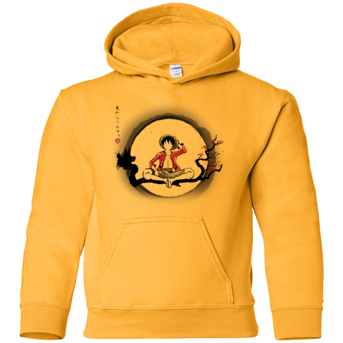 Sweatshirts Gold / YS Straw Hat Pirate Youth Hoodie
