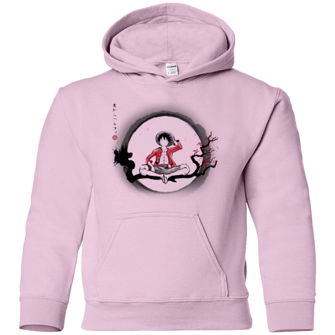 Sweatshirts Light Pink / YS Straw Hat Pirate Youth Hoodie