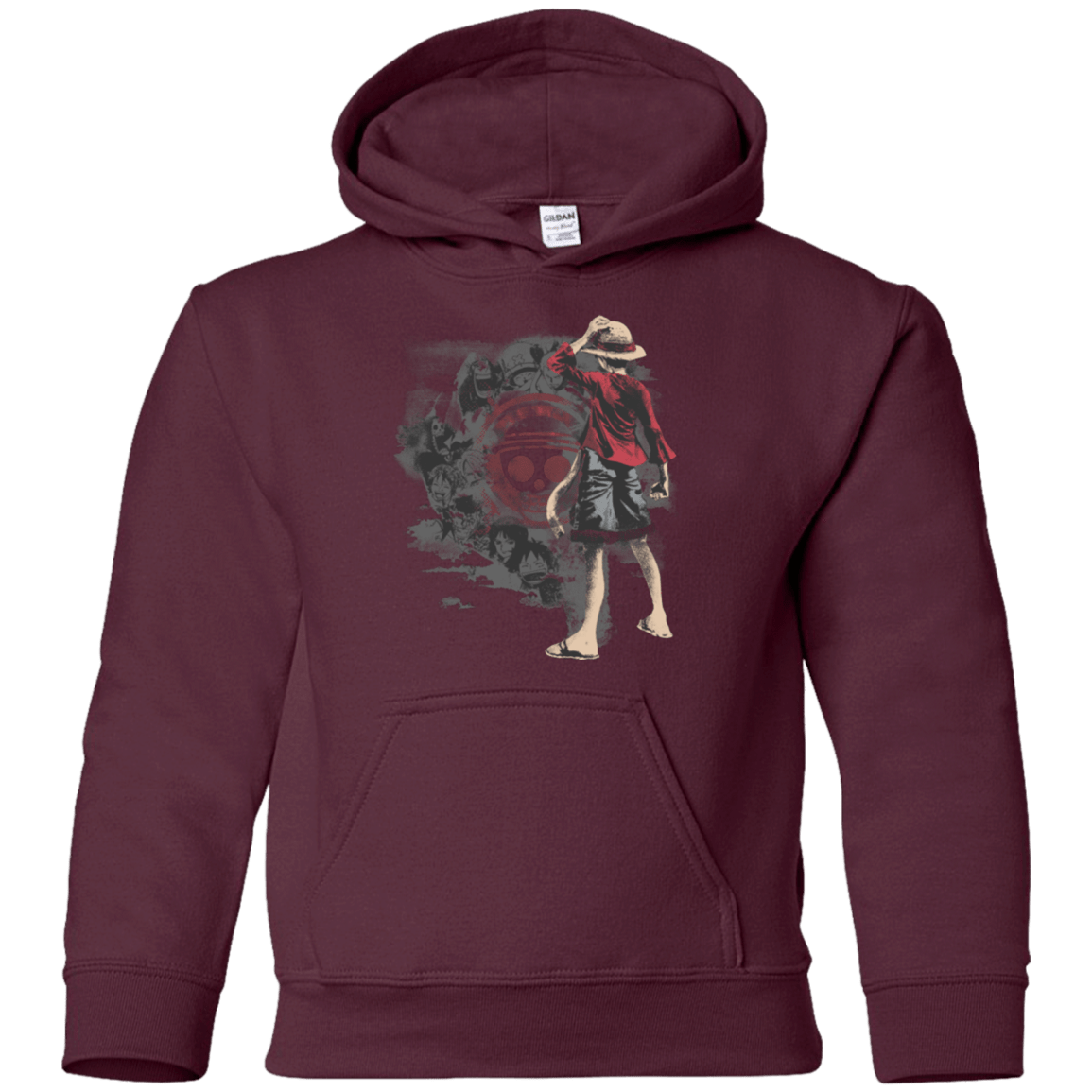 Sweatshirts Maroon / YS Straw hats Youth Hoodie