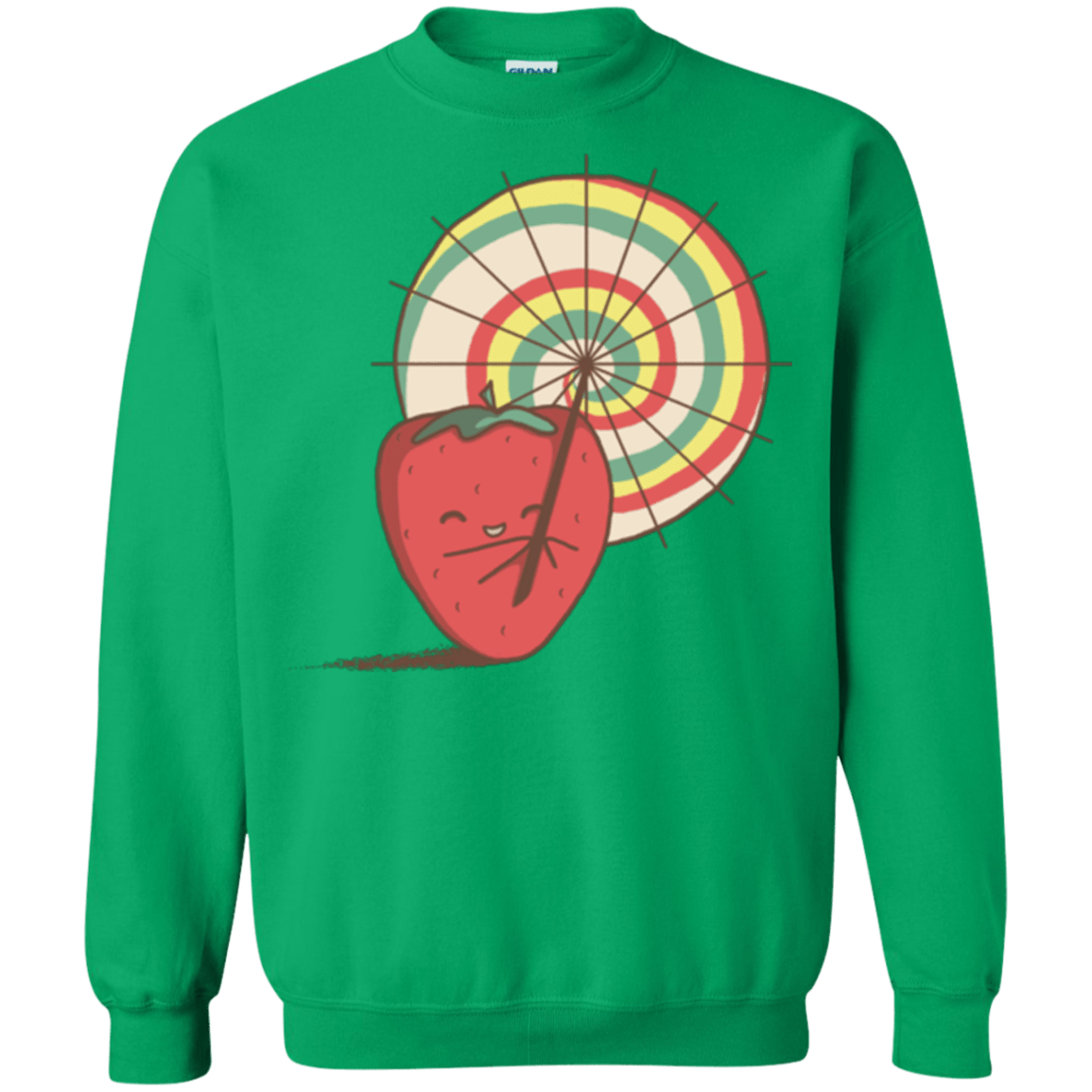 Sweatshirts Irish Green / Small Strawberry Frye Crewneck Sweatshirt