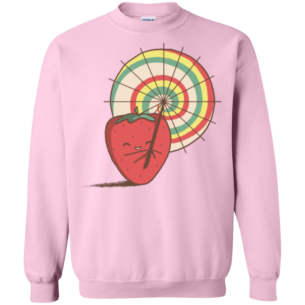Sweatshirts Light Pink / Small Strawberry Frye Crewneck Sweatshirt