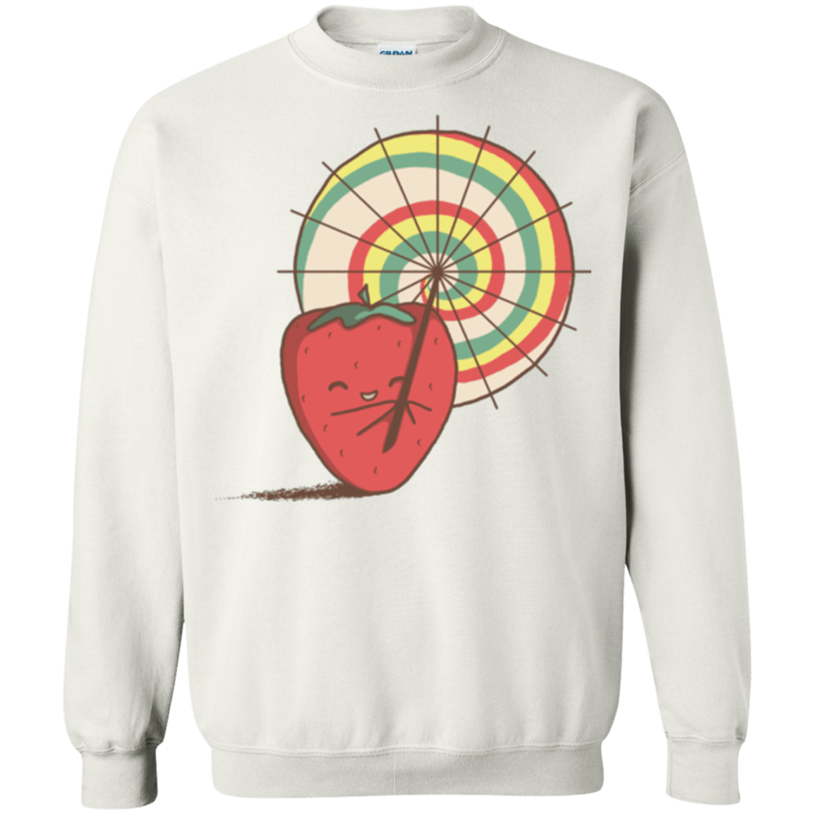 Sweatshirts White / Small Strawberry Frye Crewneck Sweatshirt