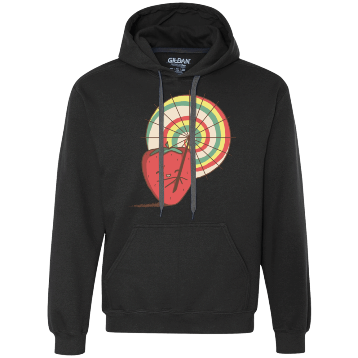 Sweatshirts Black / Small Strawberry Frye Premium Fleece Hoodie