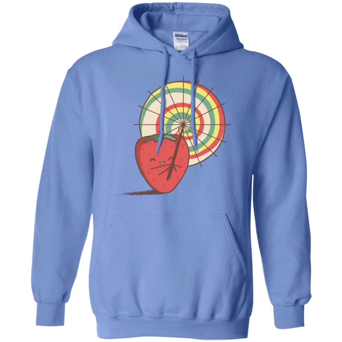 Sweatshirts Carolina Blue / Small Strawberry Frye Pullover Hoodie
