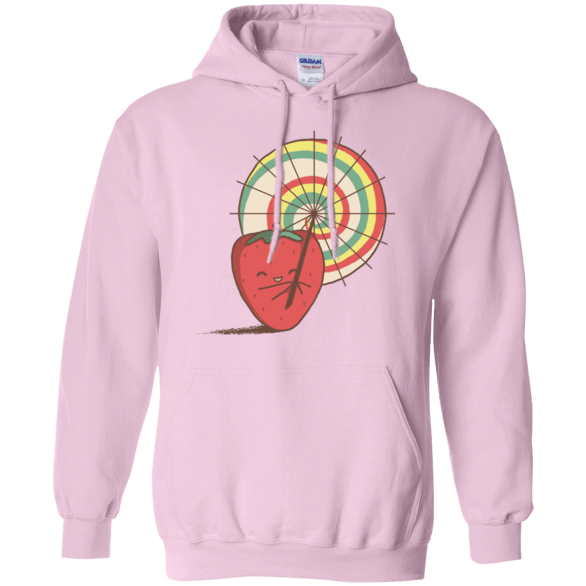 Sweatshirts Light Pink / Small Strawberry Frye Pullover Hoodie