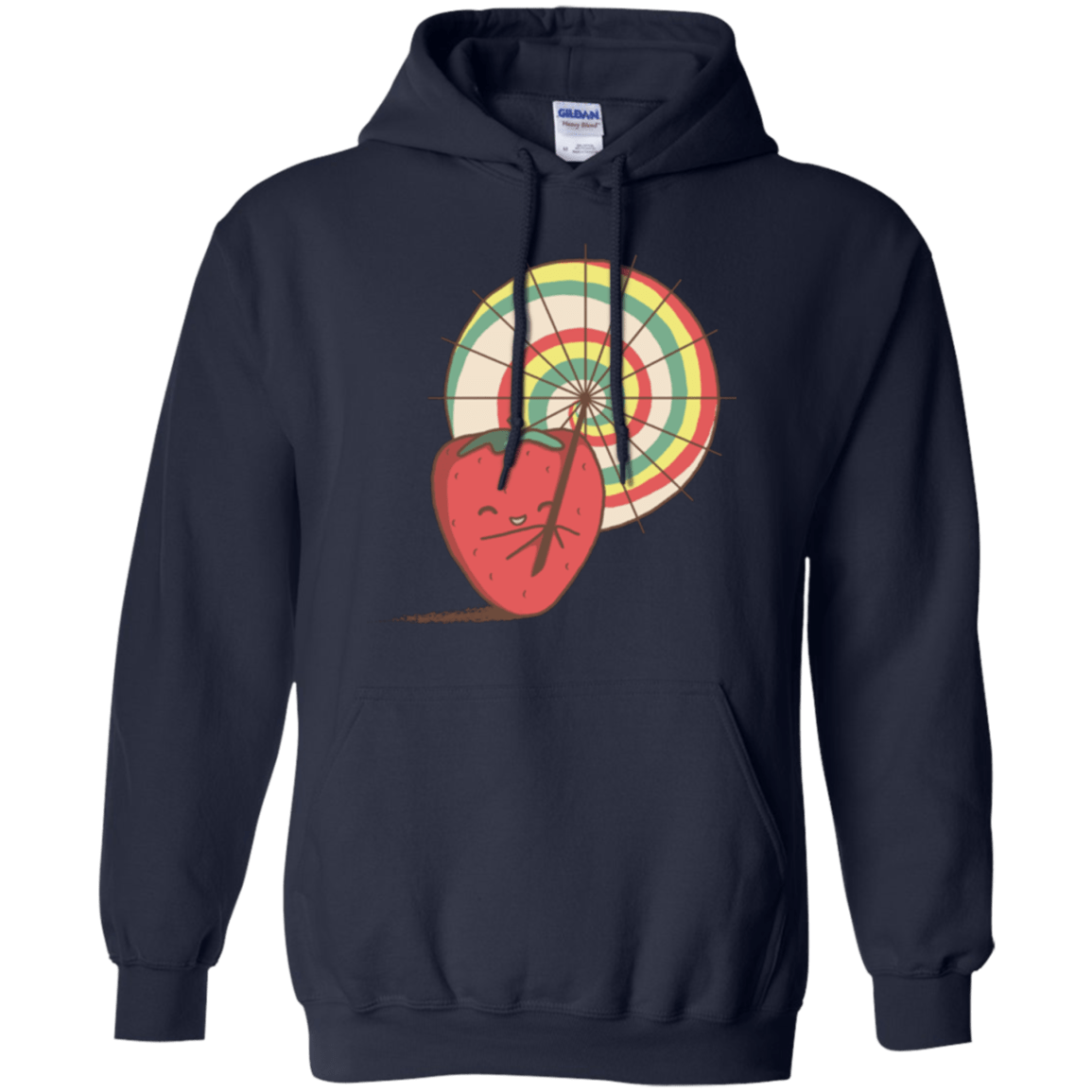 Sweatshirts Navy / Small Strawberry Frye Pullover Hoodie