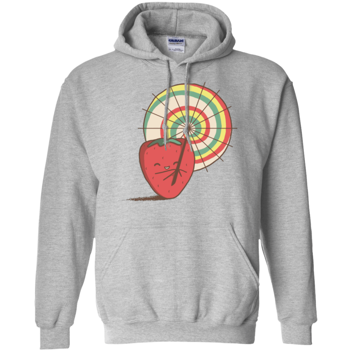 Sweatshirts Sport Grey / Small Strawberry Frye Pullover Hoodie