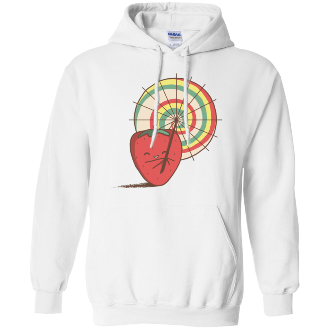 Sweatshirts White / Small Strawberry Frye Pullover Hoodie